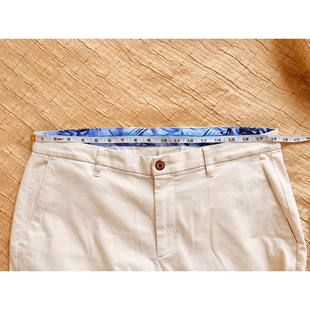 Tommy Bahama Boracay Chino Pants Mens 36x32 Sand Beige Straight Leg T115496 - Picture 10 of 12